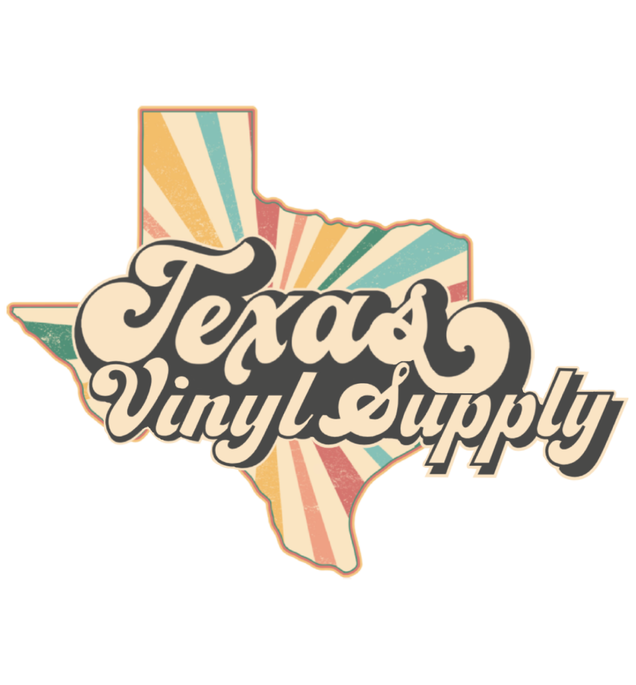 Texas Home Sweet, Colorful Brushstroke | Texas Vinyl Supply, image size:1265x1362